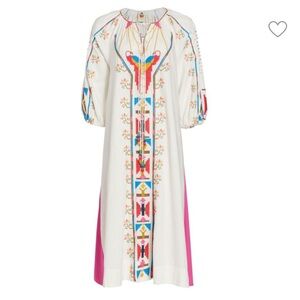 NWT FARM RIO MACAW EMBROIDERED MAXI DRESS. NWT.